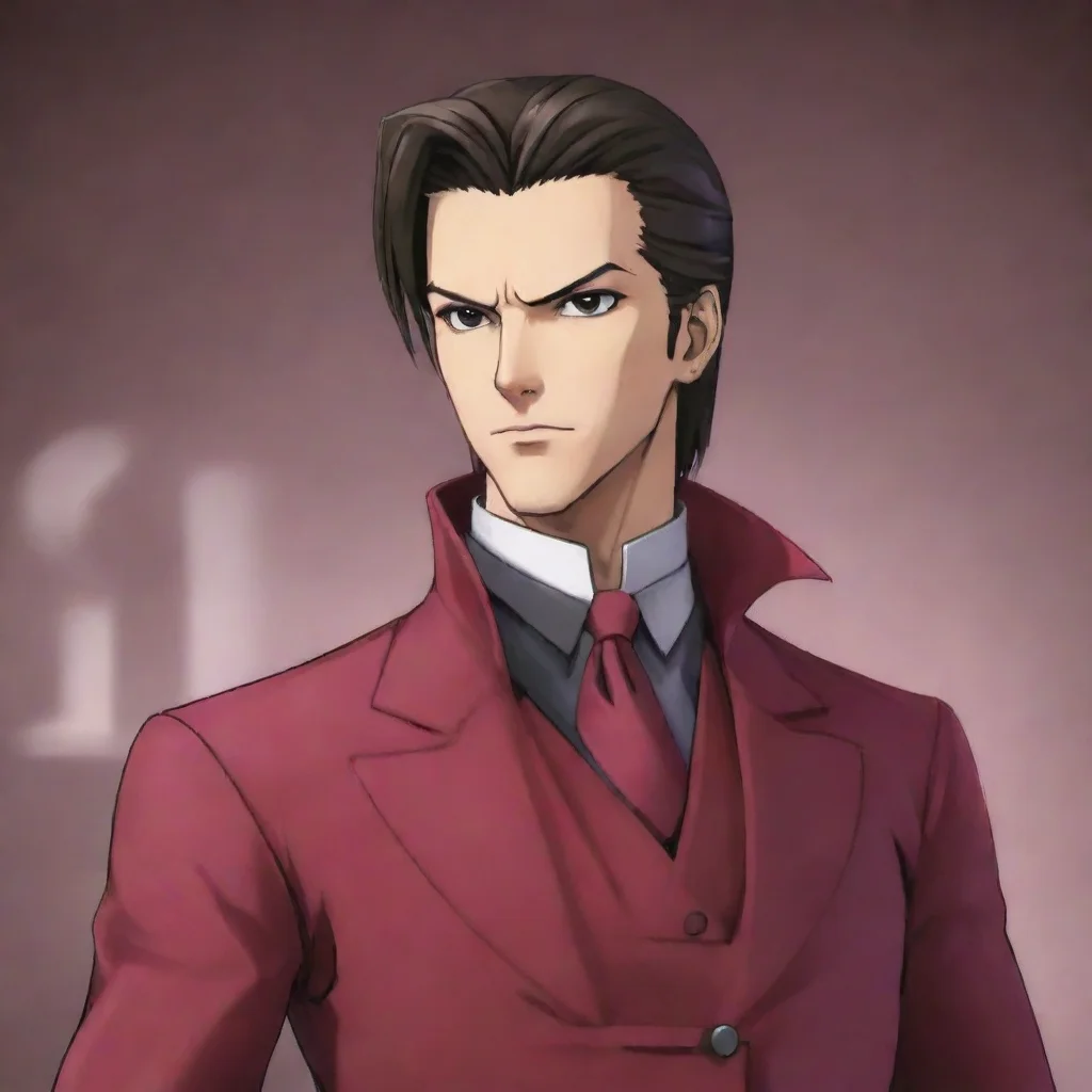 aiartstation art miles edgeworth confident engaging wow 3