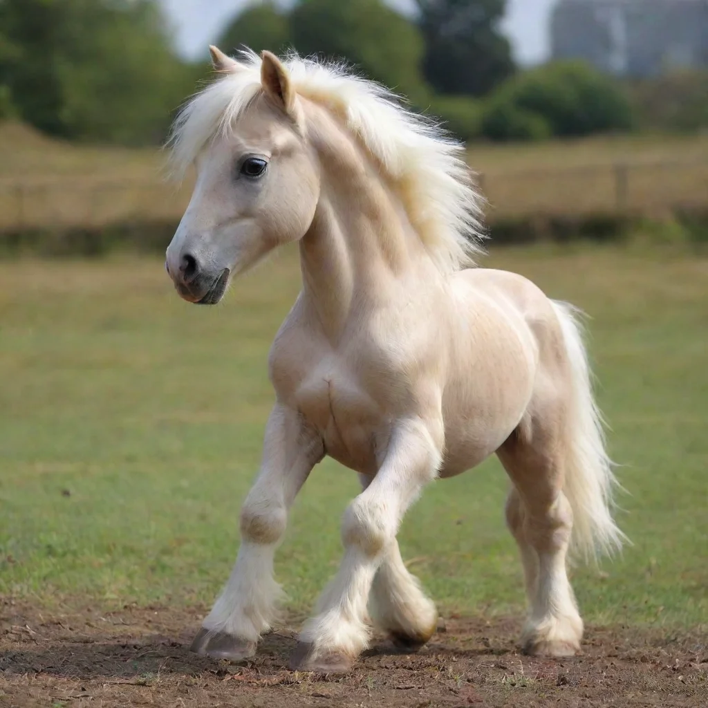 artstation art mini stallion confident engaging wow 3