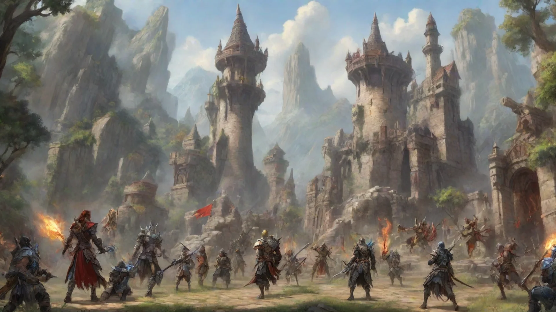 artstation art mmorpg confident engaging wow 3 wide