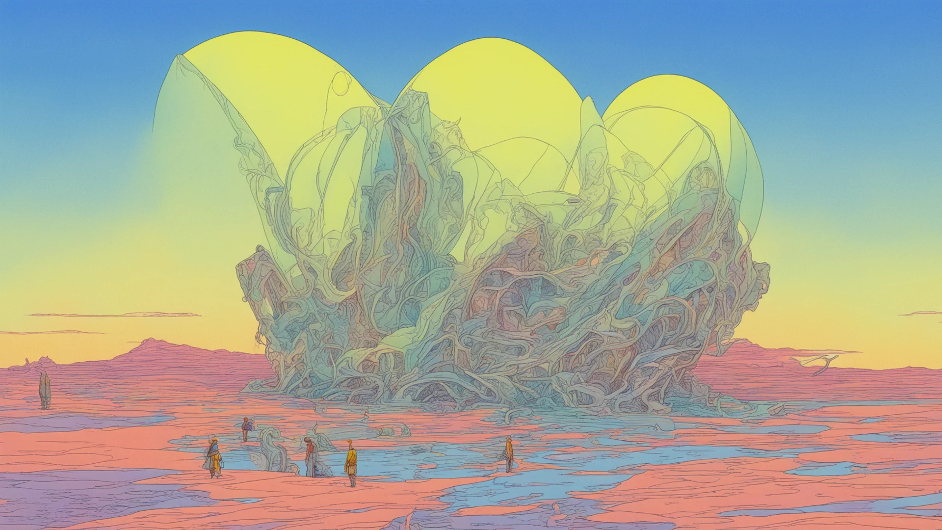 aiartstation art moebius confident engaging wow 3 wide