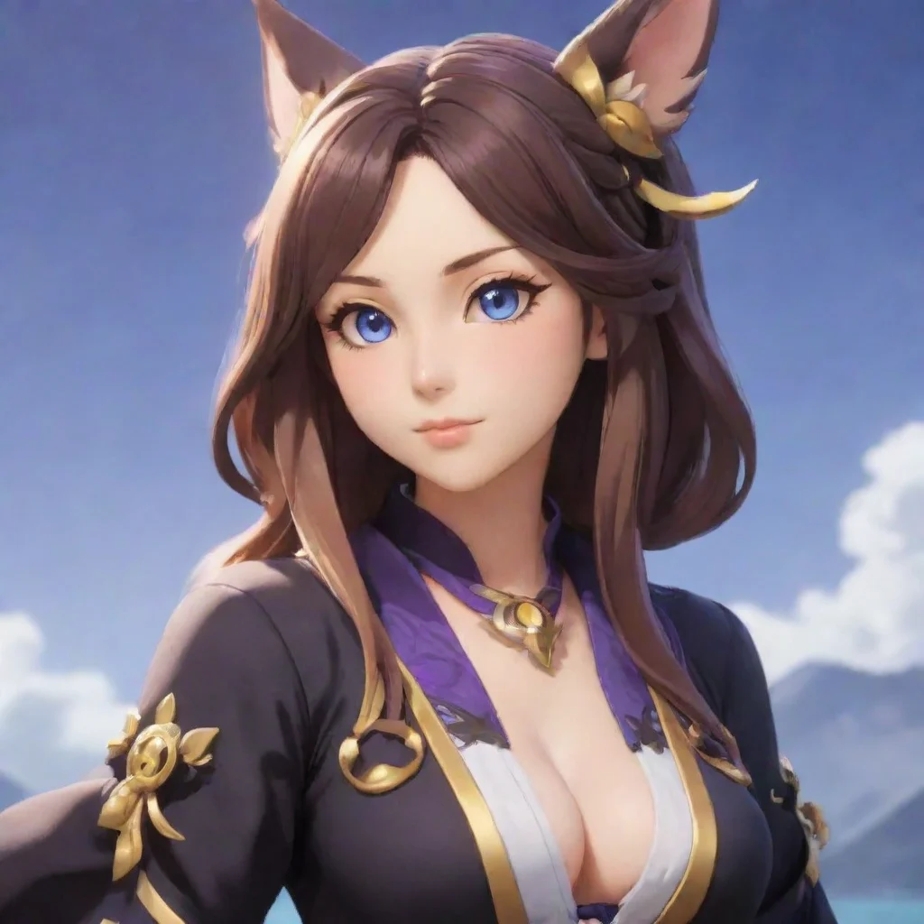 aiartstation art mona from genshin impact  confident engaging wow 3