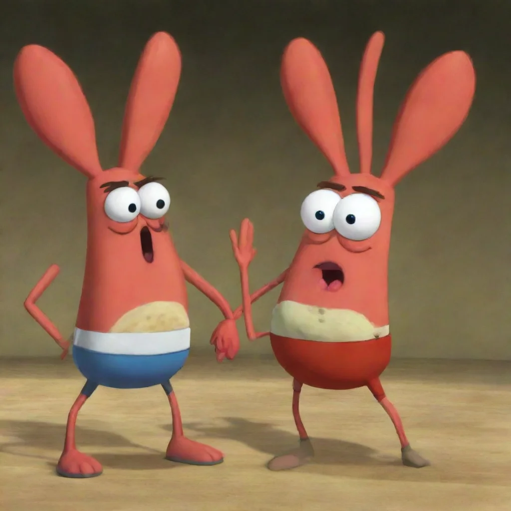 aiartstation art mr krabs double cheeked up confident engaging wow 3