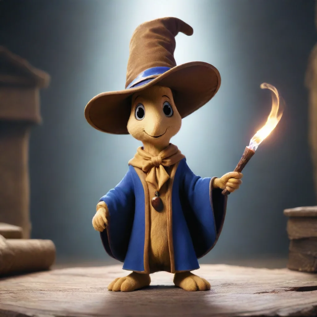aiartstation art mr. peanut as a mage confident engaging wow 3