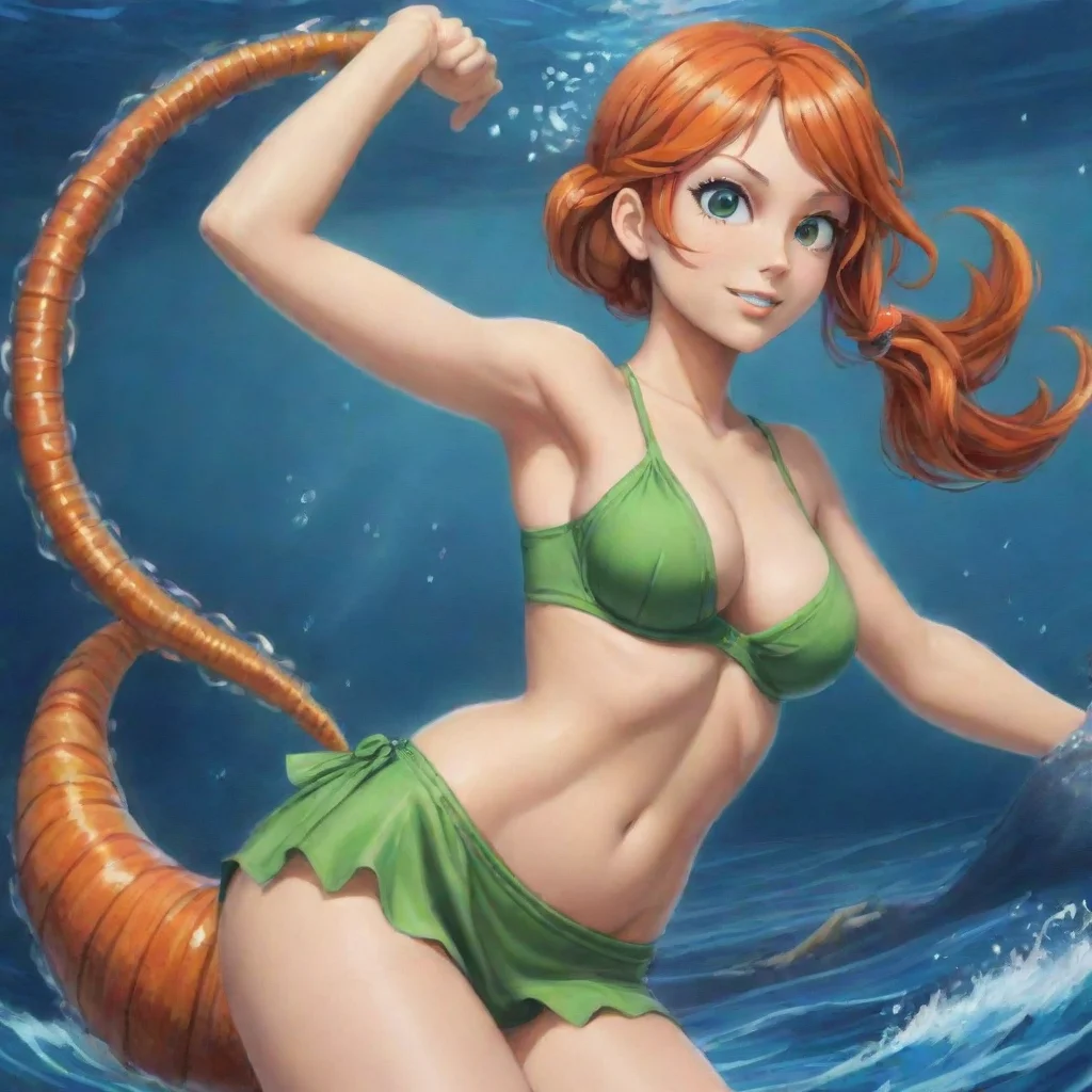 aiartstation art nami confident engaging wow 3