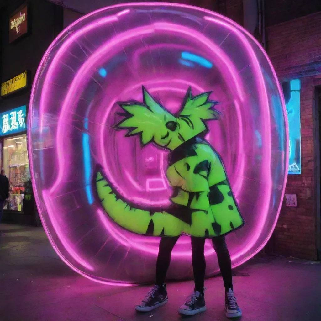 artstation art neon punk inflation confident engaging wow 3