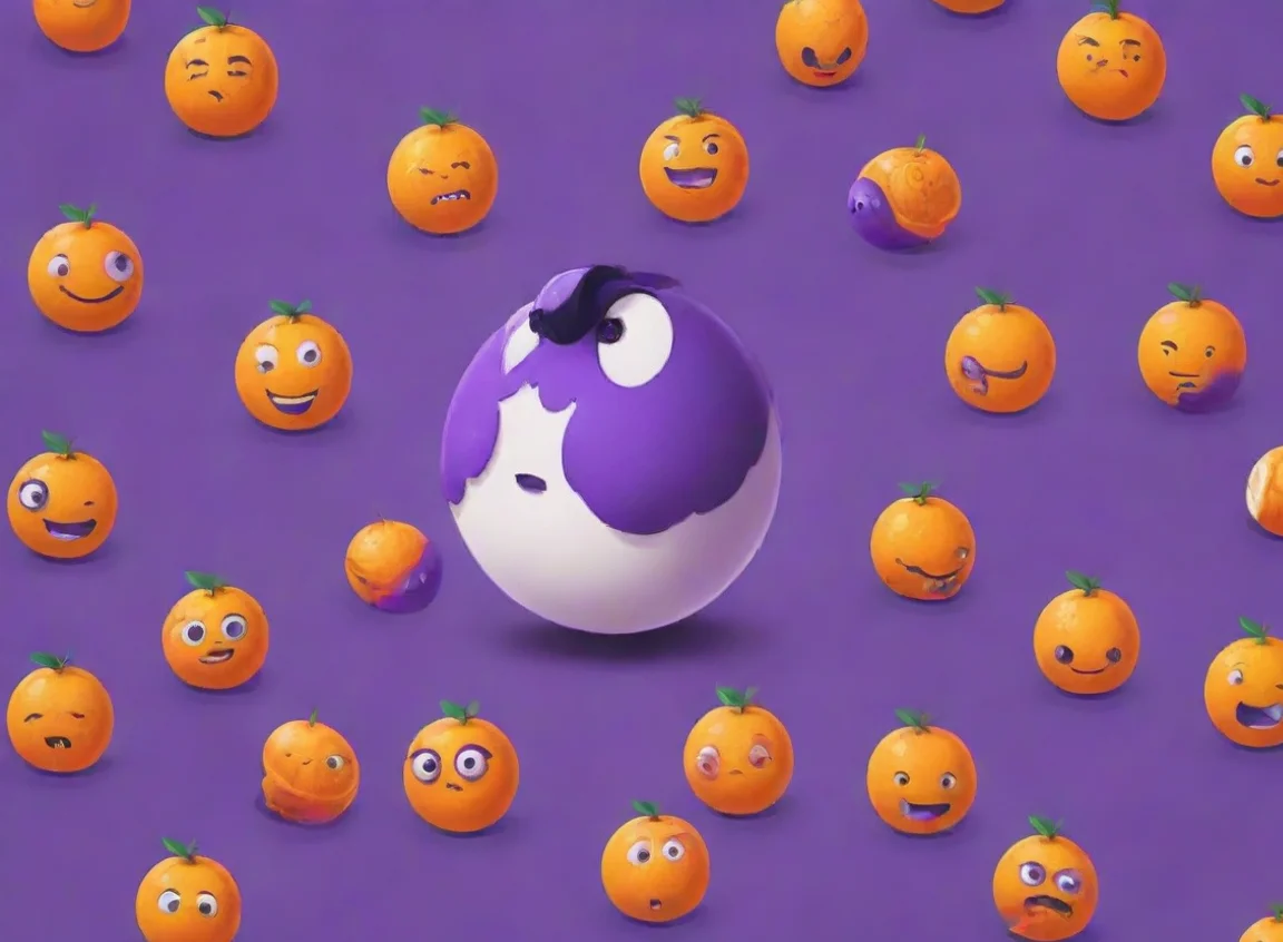 artstation art netwrck ai character social net poster appstore draws the eye interesting characters oranges purples interesting confident engaging wow 3 landscape43