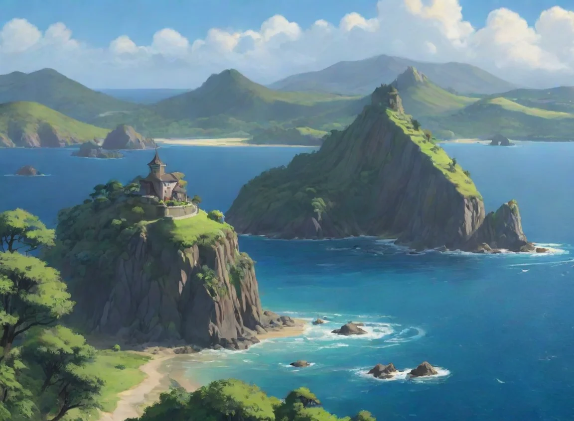 artstation art new zealand bay of islands ghibli anime art islands detailed environment confident engaging wow 3 landscape43