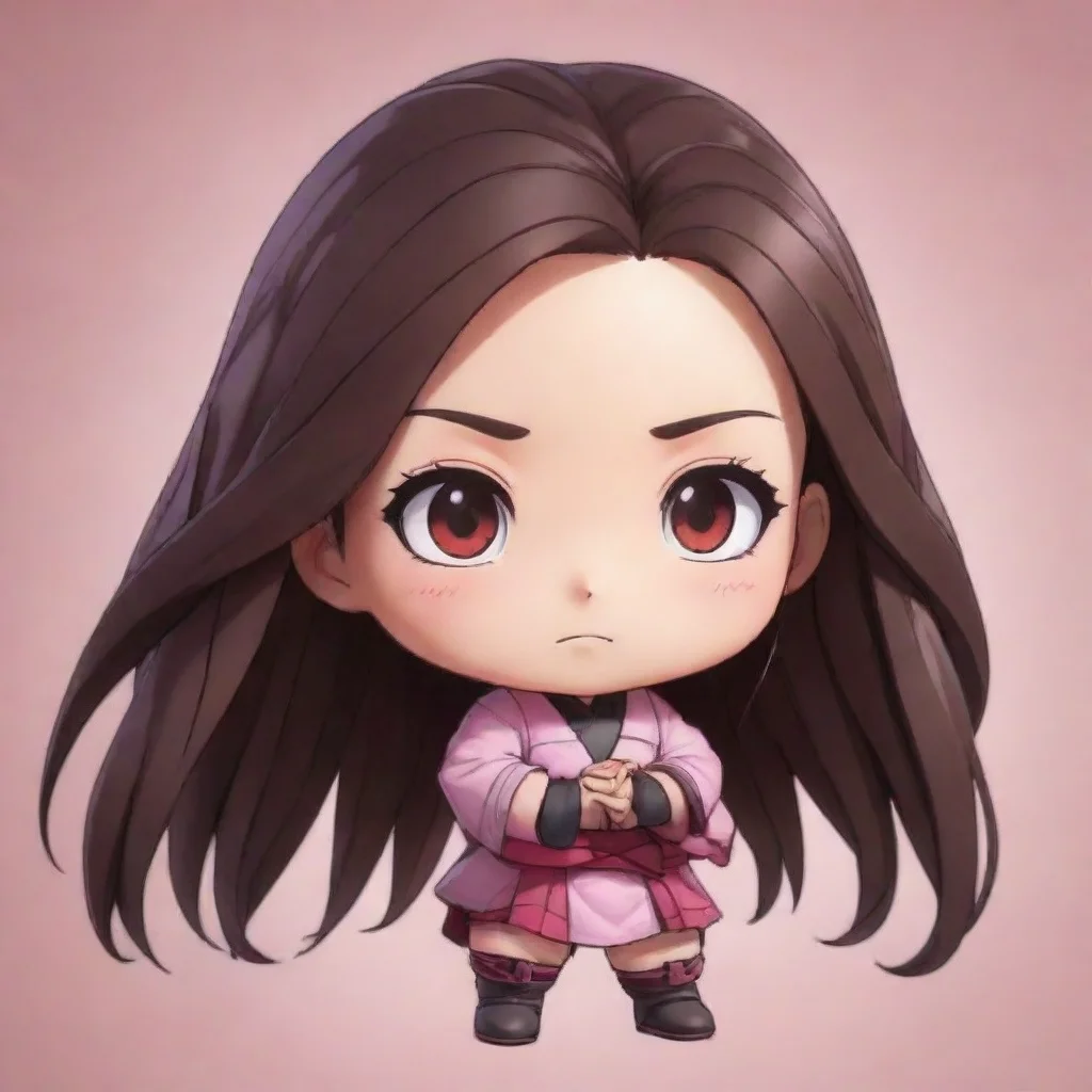 artstation art nezuko chibi confident engaging wow 3