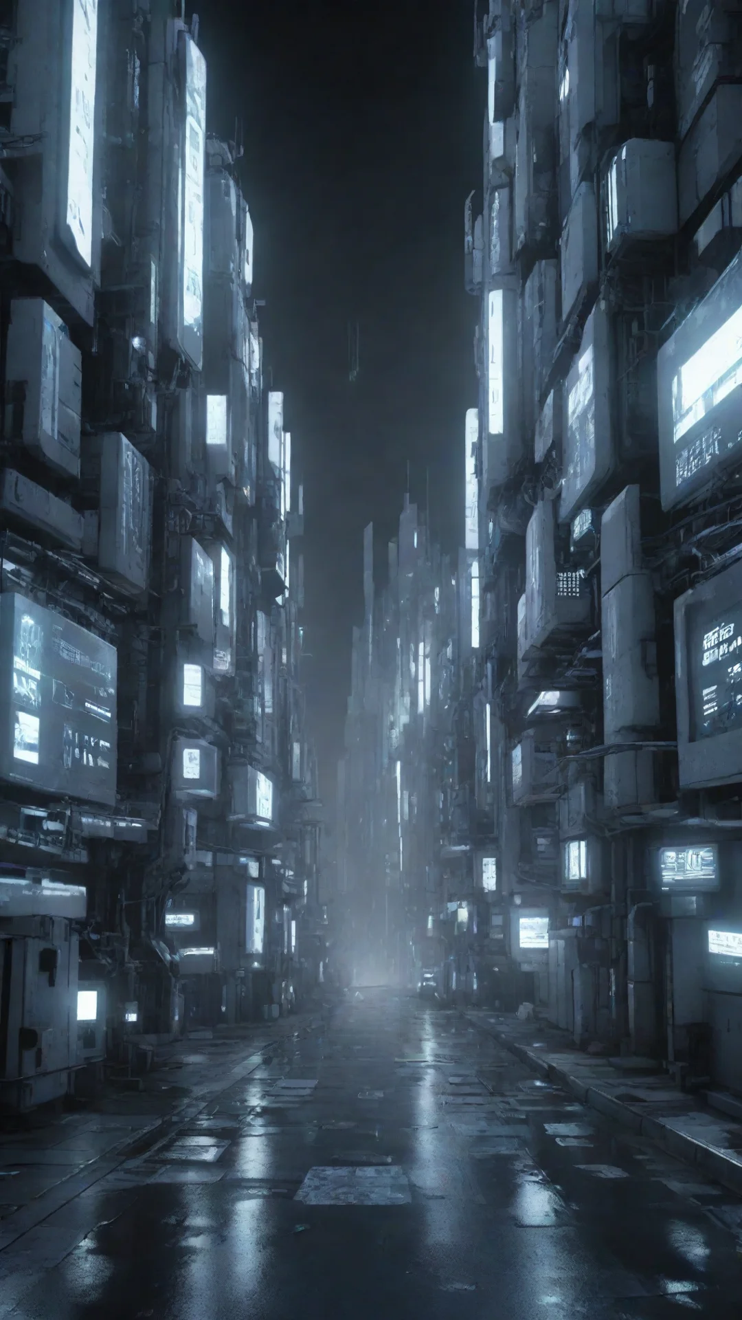 aiartstation art night background white flow future3d cyberpunk style kevin jenkins confident engaging wow 3 tall