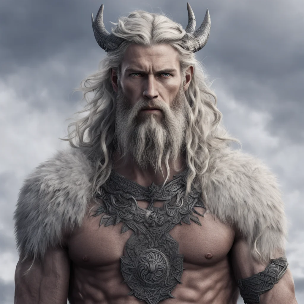 artstation art nordic male god  confident engaging wow 3