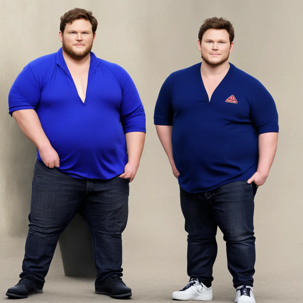 aiartstation art obese chris pratt and tom holland confident engaging wow 3