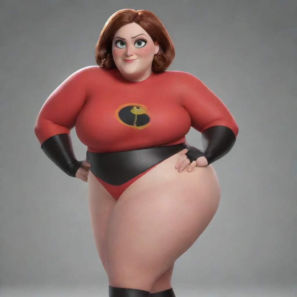 aiartstation art obese elastigirl confident engaging wow 3