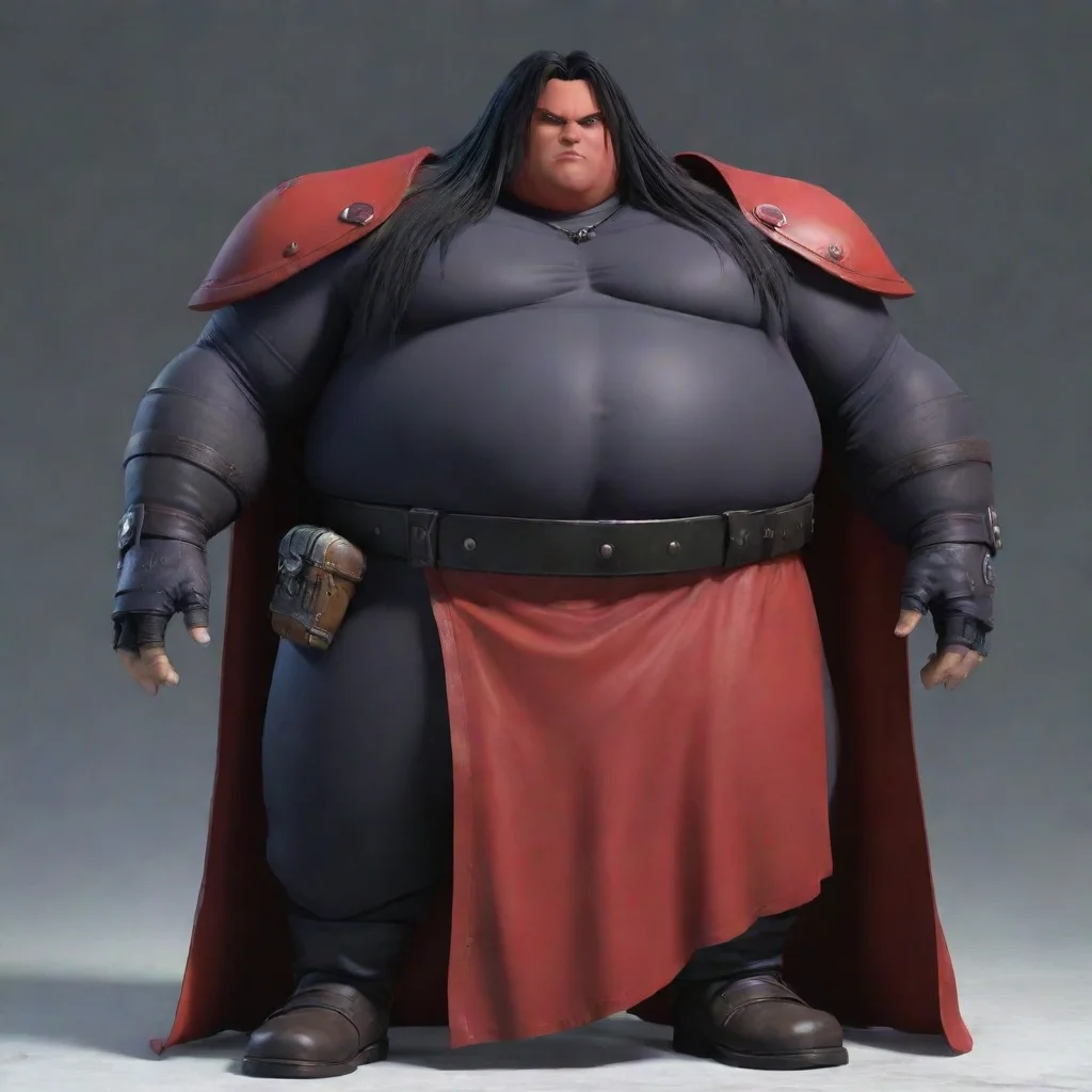 aiartstation art obese vincent valentine final fantasy vii confident engaging wow 3