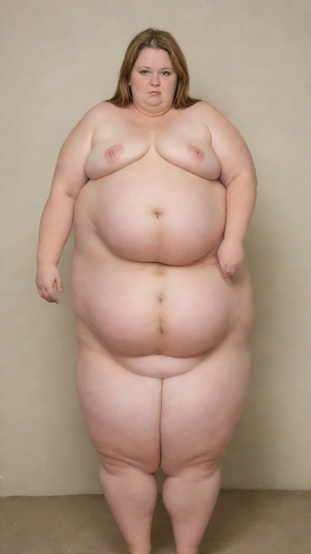 aiartstation art obese woman confident engaging wow 3 tall