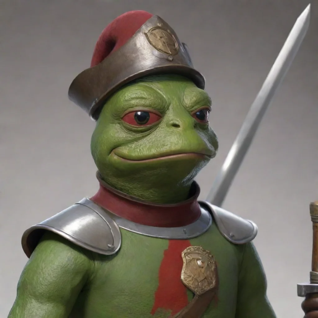 aiartstation art pepe knight confident engaging wow 3