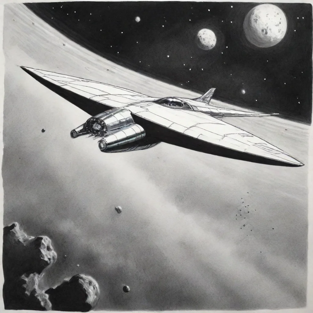 aiartstation art perry rhodan space glider ink confident engaging wow 3