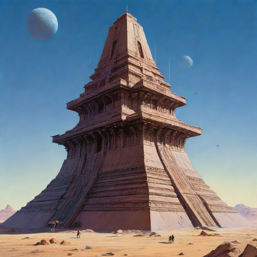 aiartstation art peter elson sci fi temple confident engaging wow 3