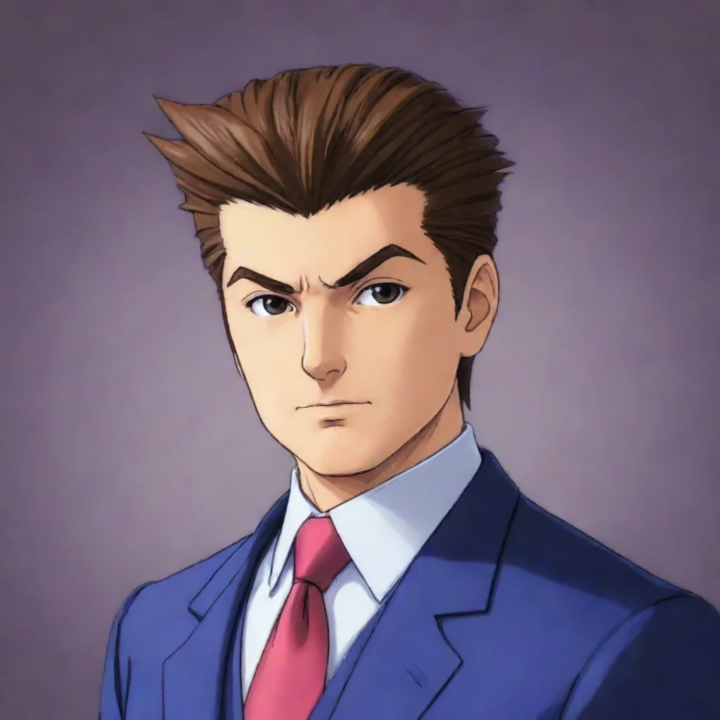 aiartstation art phoenix wright confident engaging wow 3