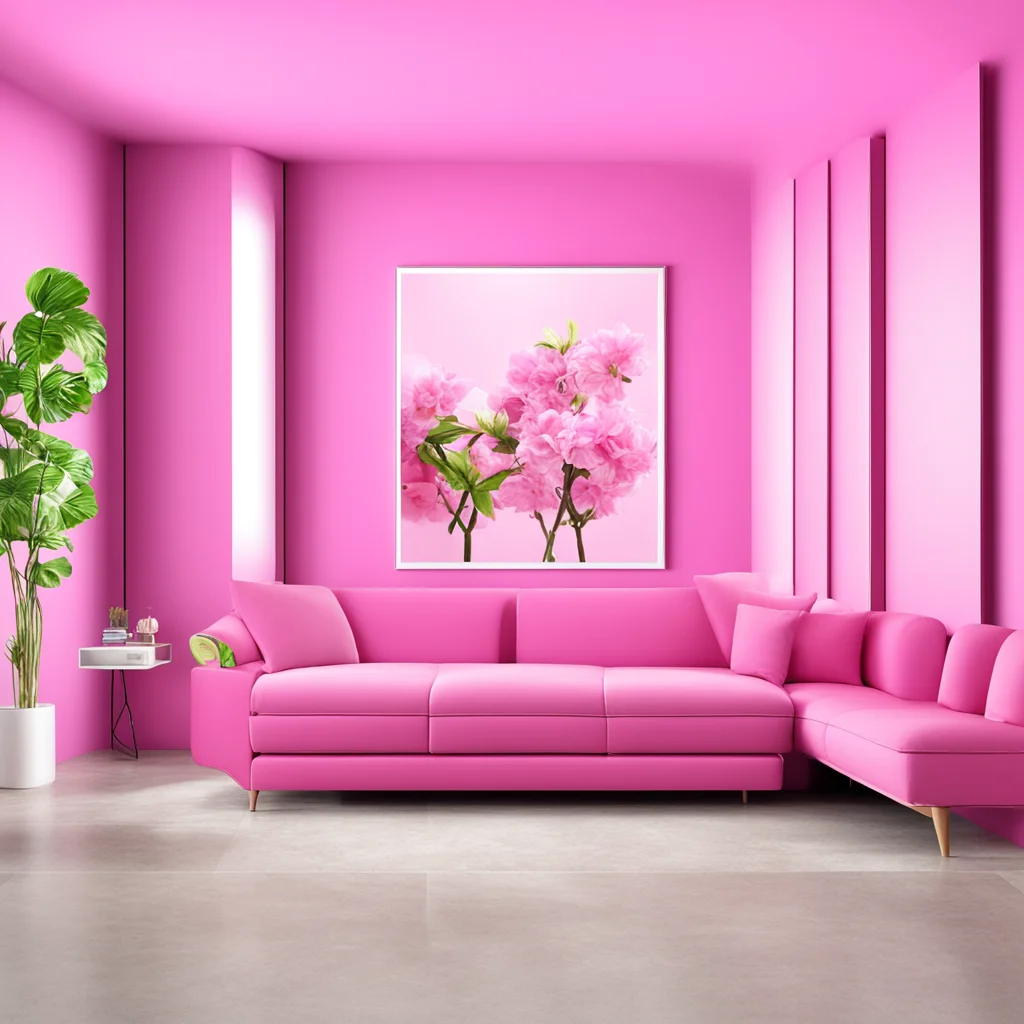 aiartstation art pink living rol confident engaging wow 3