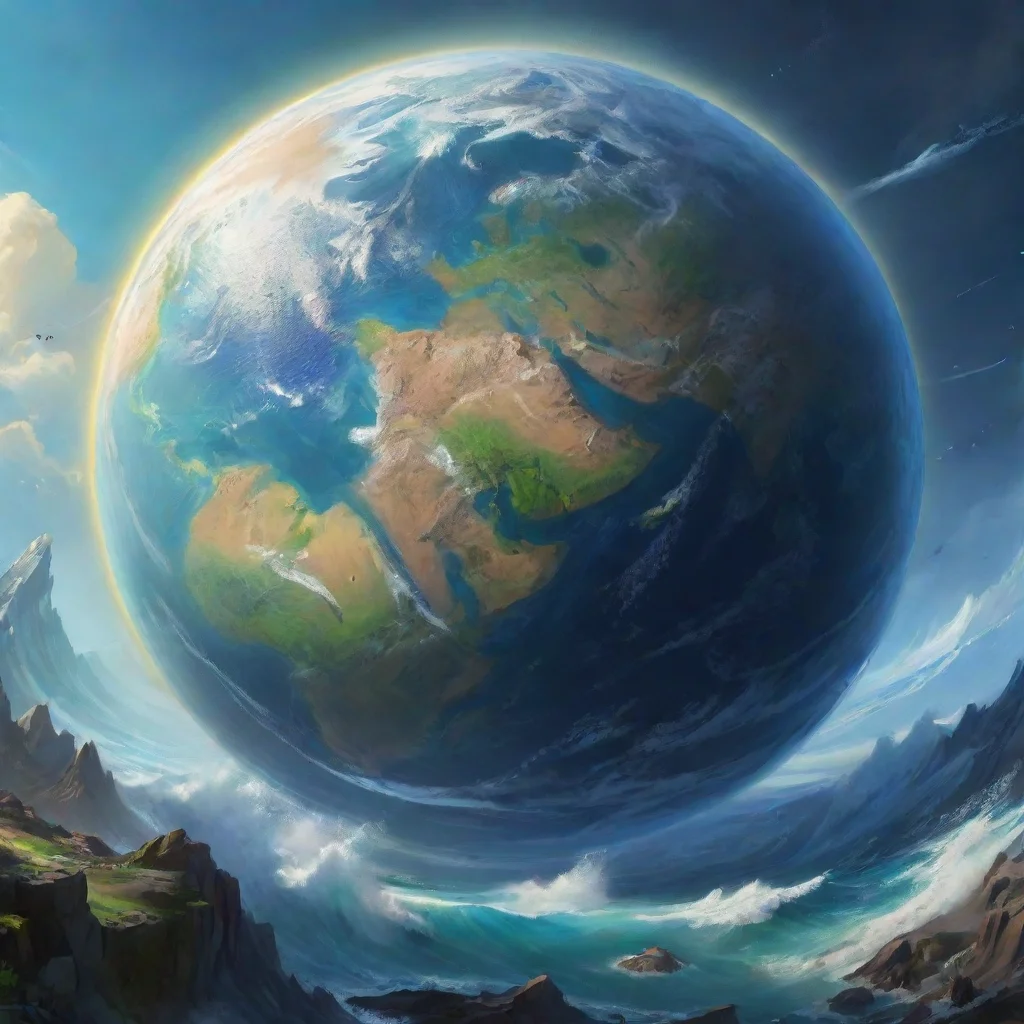 aiartstation art planet earth confident engaging wow 3
