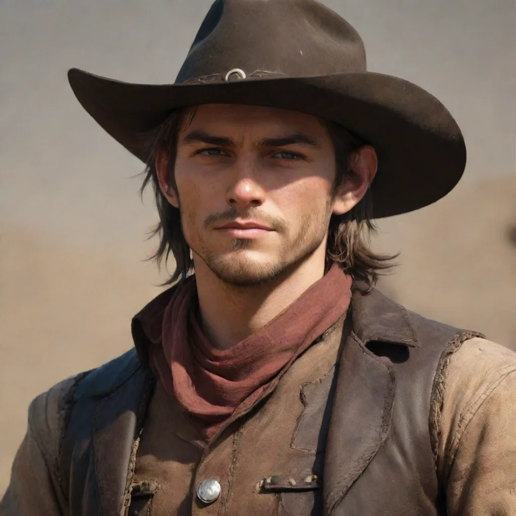 aiartstation art portrait of a cowboy fantasycore hd confident engaging wow 3