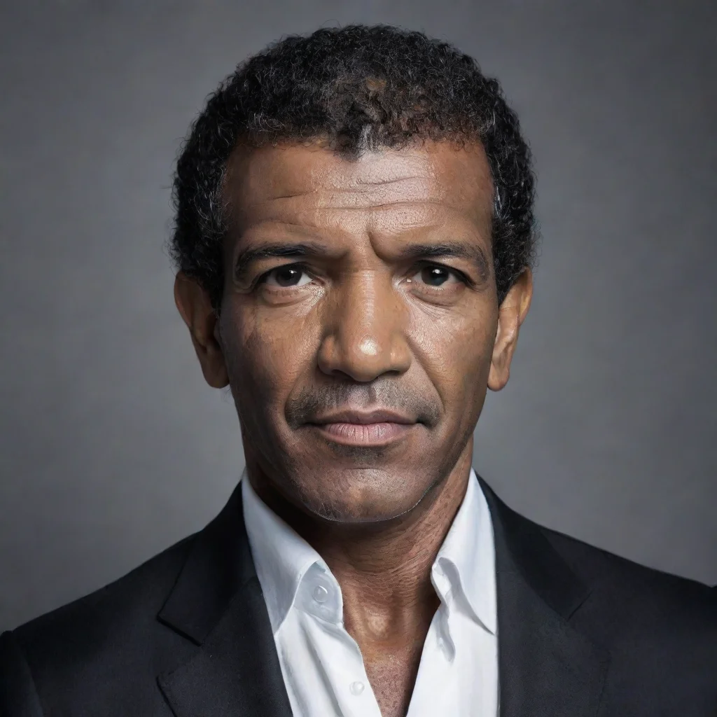 aiartstation art portrait of black antonio banderas confident engaging wow 3