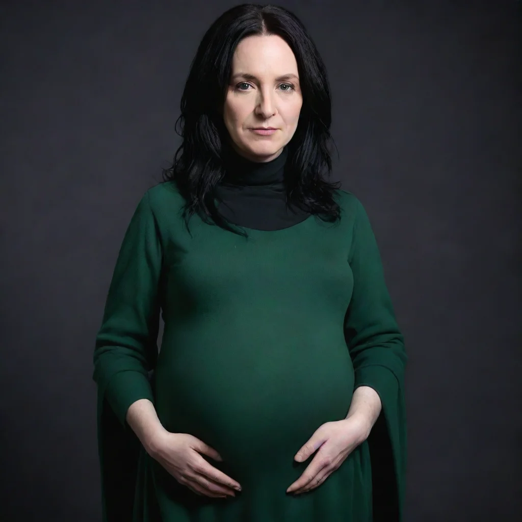 aiartstation art pregnant snape from harry potter skibidi confident engaging wow 3