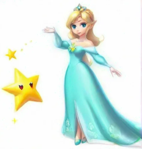 artstation art princess rosalina confident engaging wow 3