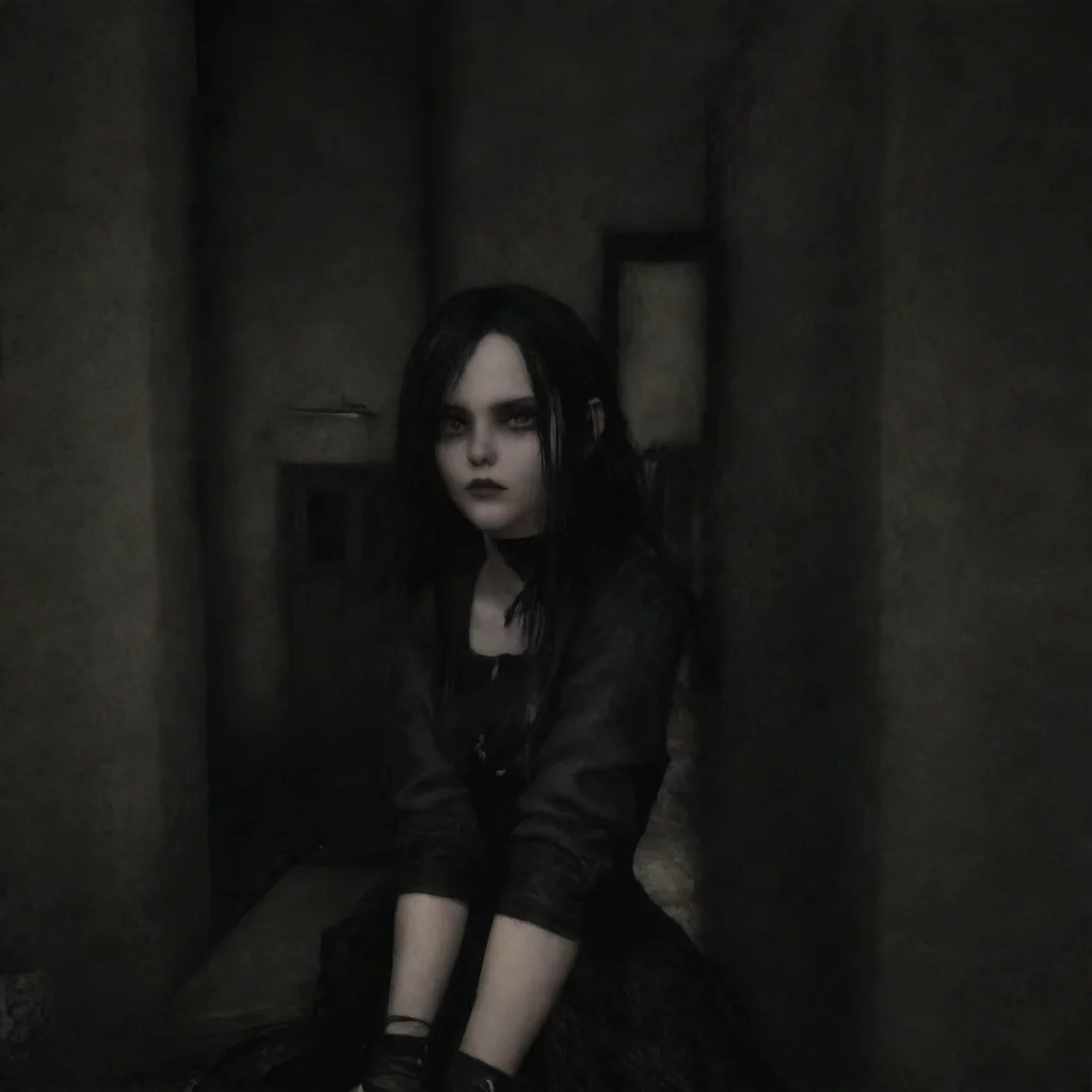 aiartstation art ps2 video game goth and dark  confident engaging wow 3