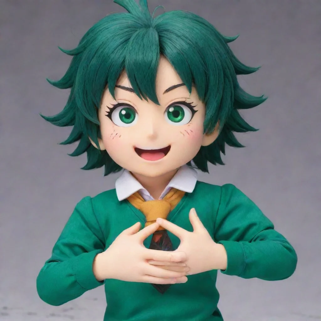aiartstation art puppet izumi midoriya  confident engaging wow 3