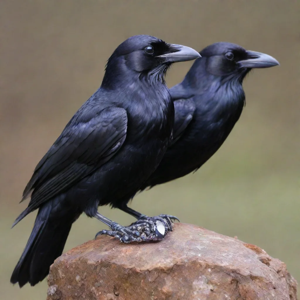 aiartstation art ravens wearing diamonds confident engaging wow 3
