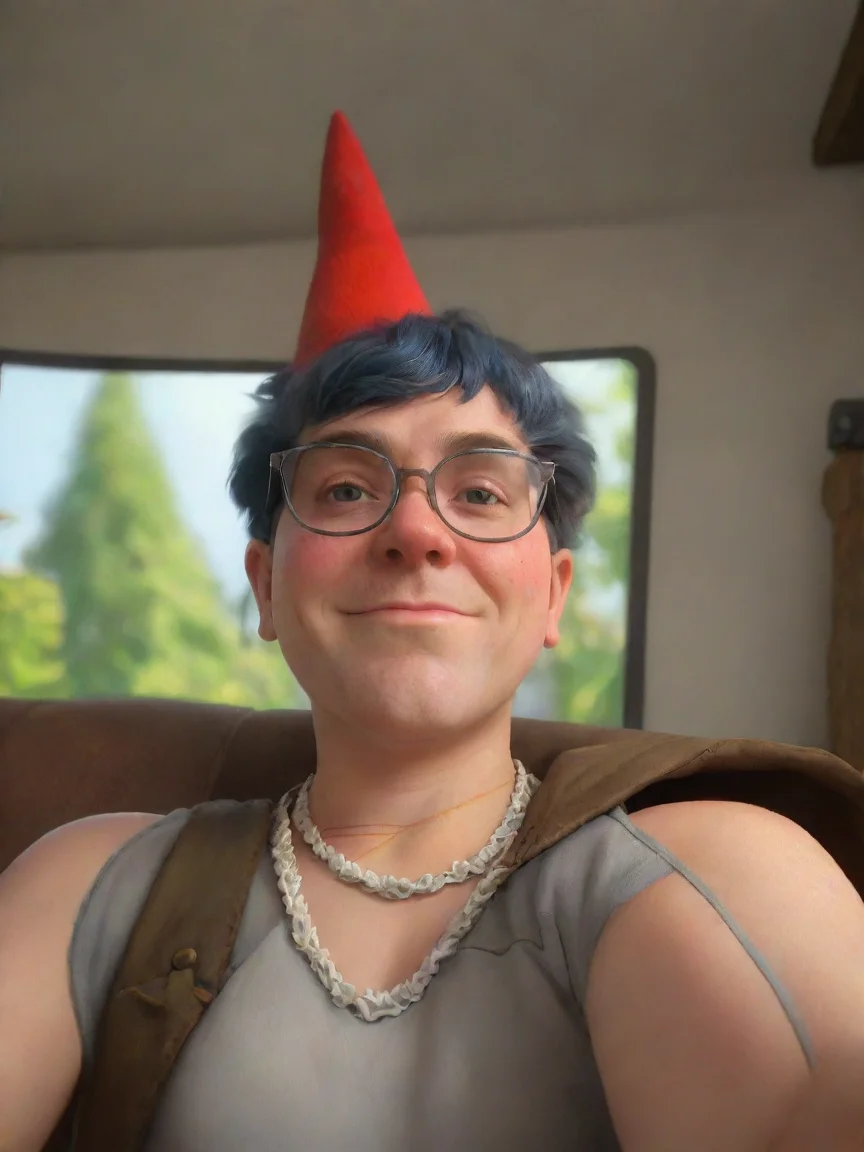 artstation art realistic selfie gnome confident engaging wow 3