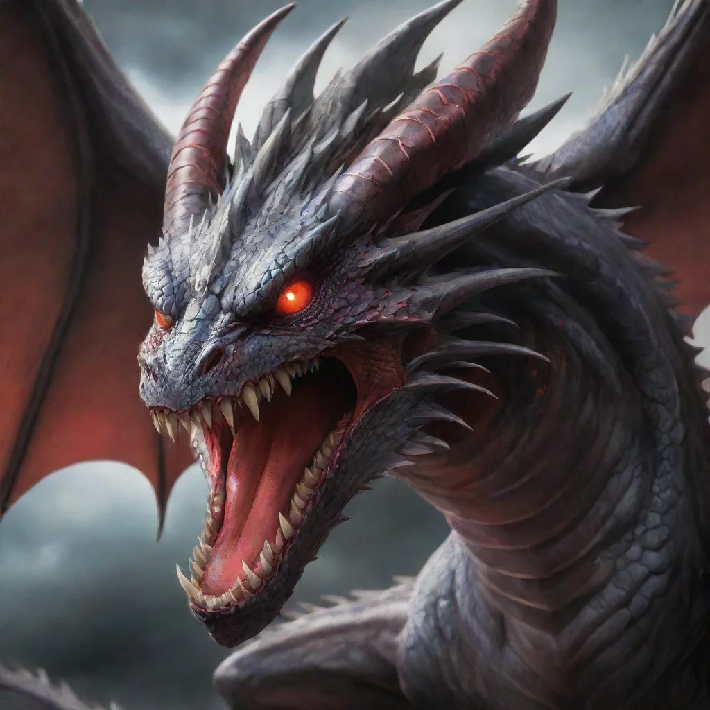aiartstation art red eyes ultimate dragon confident engaging wow 3