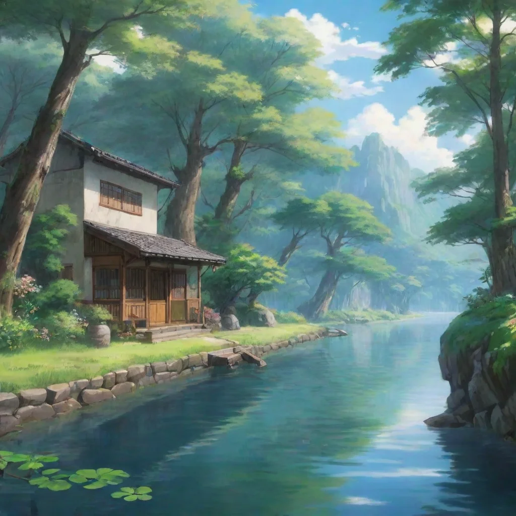 aiartstation art relaxing calm anime serene ghibli environment confident engaging wow 3