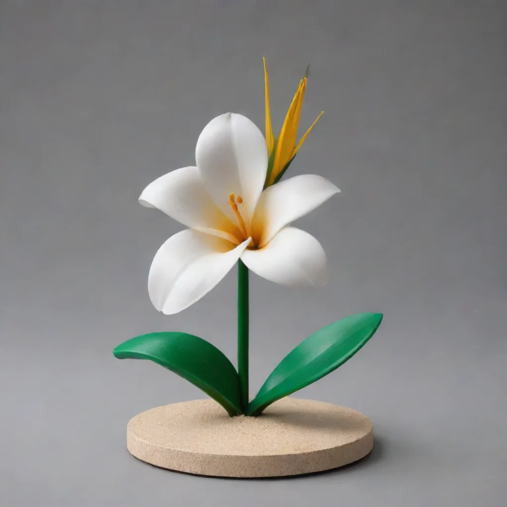 aiartstation art releitura flor oscar niemeyer com materiais reciclaveis e em 3d confident engaging wow 3