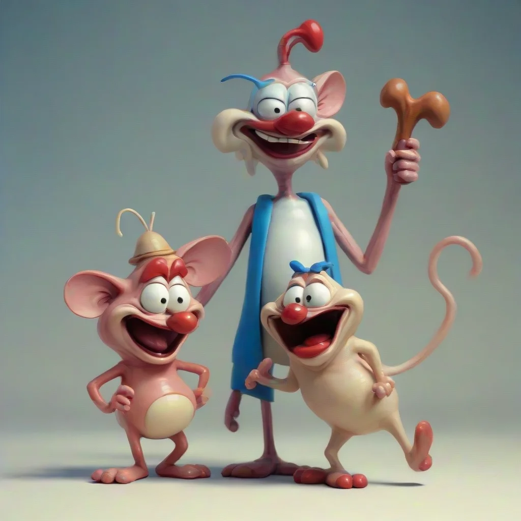 aiartstation art ren and stimpy confident engaging wow 3