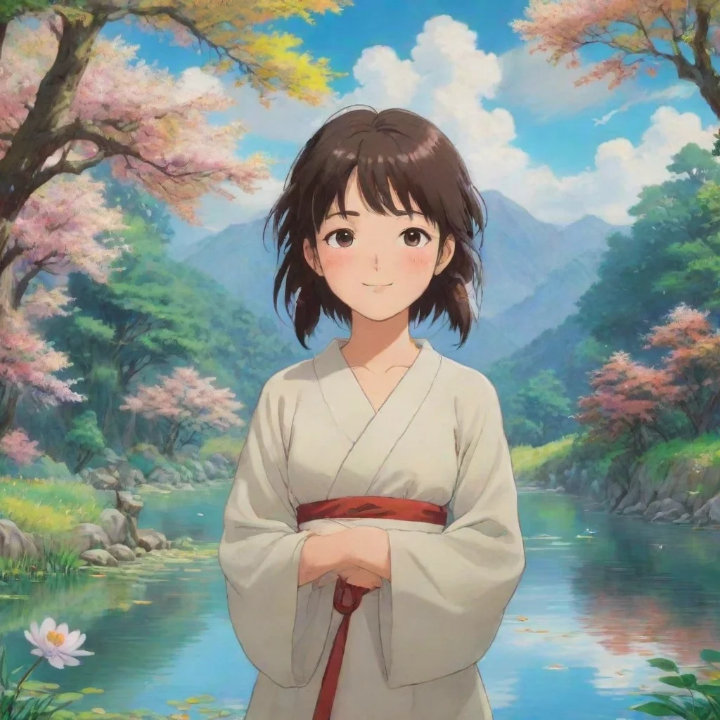aiartstation art riches happiness calm anime serene ghibli confident engaging wow 3