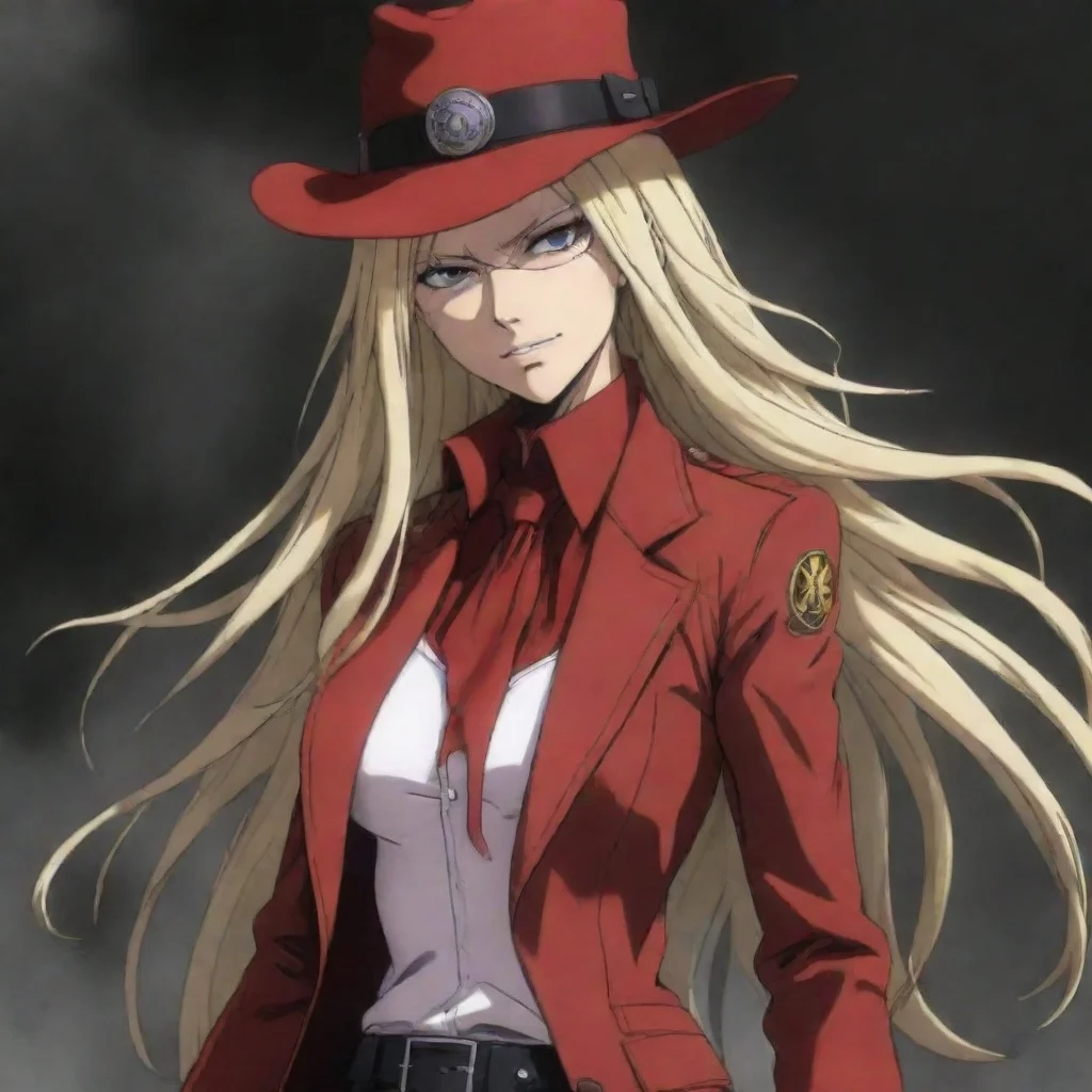 aiartstation art rip vanwinkle hellsing anime style female confident engaging wow 3