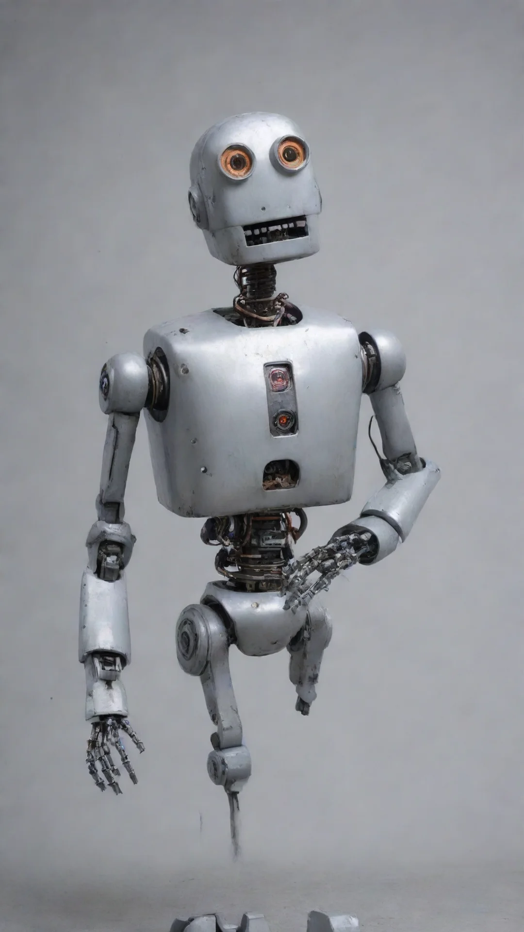 artstation art robot confident engaging wow 3 tall