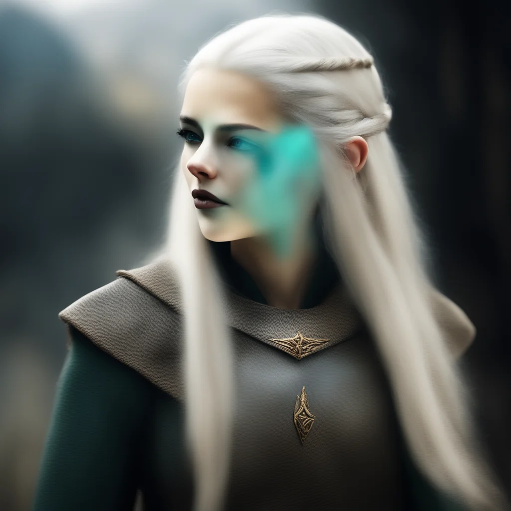 artstation art rohirrim women young white hair confident engaging wow 3