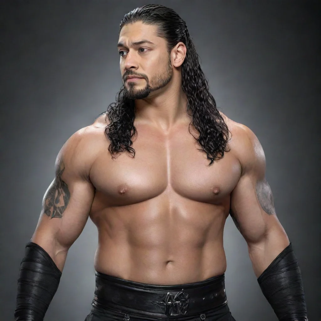 aiartstation art roman reigns  confident engaging wow 3