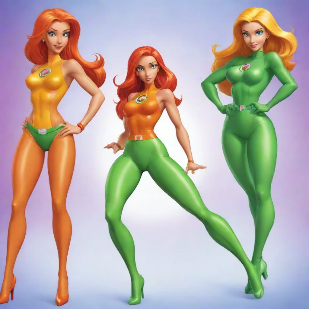 aiartstation art sam totally spies  confident engaging wow 3