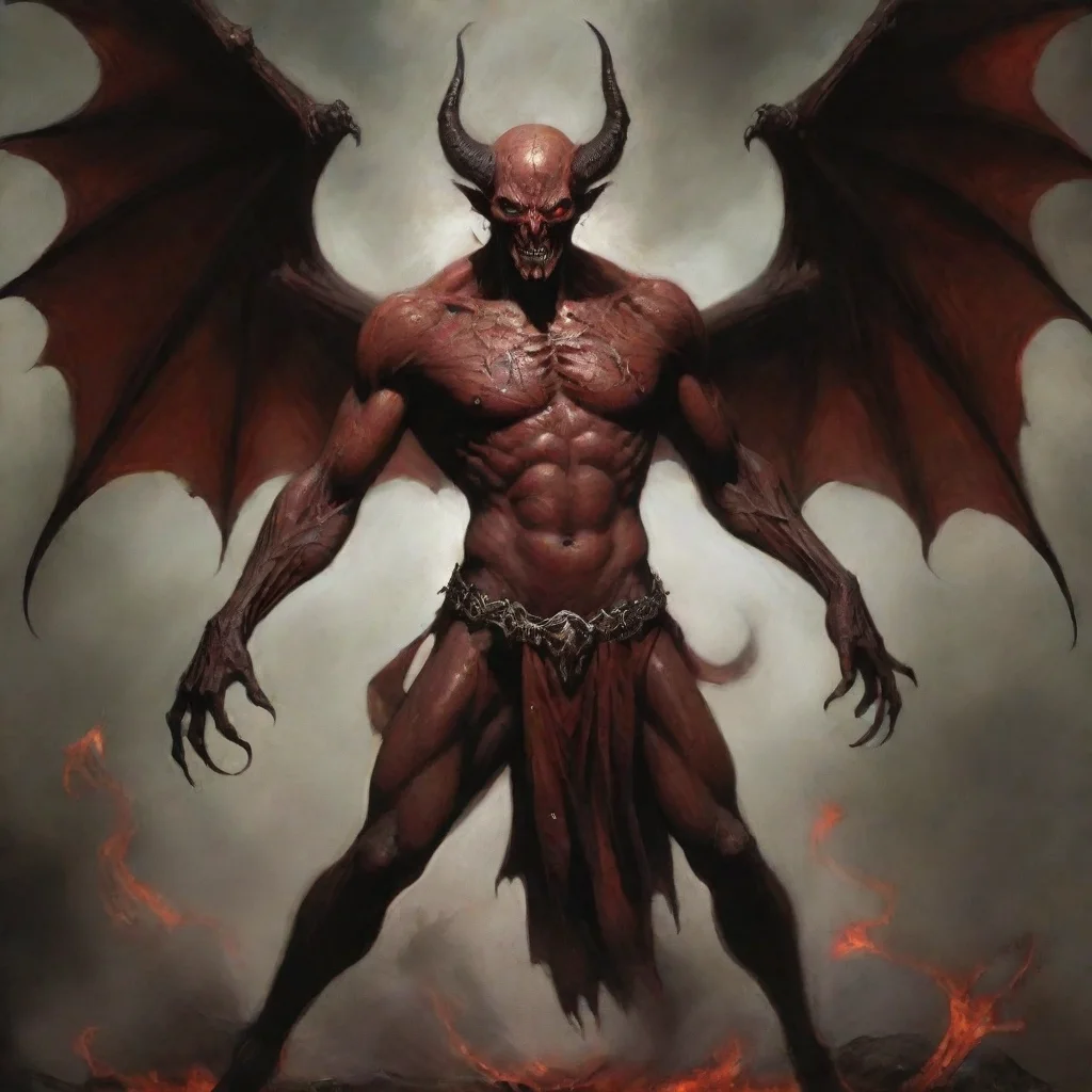 artstation art samael demon confident engaging wow 3