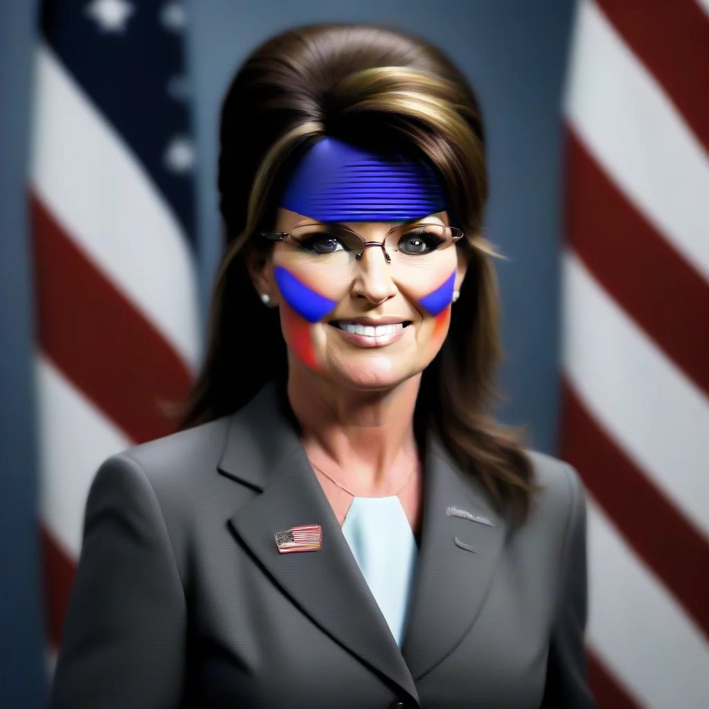 aiartstation art sarah palin  confident engaging wow 3