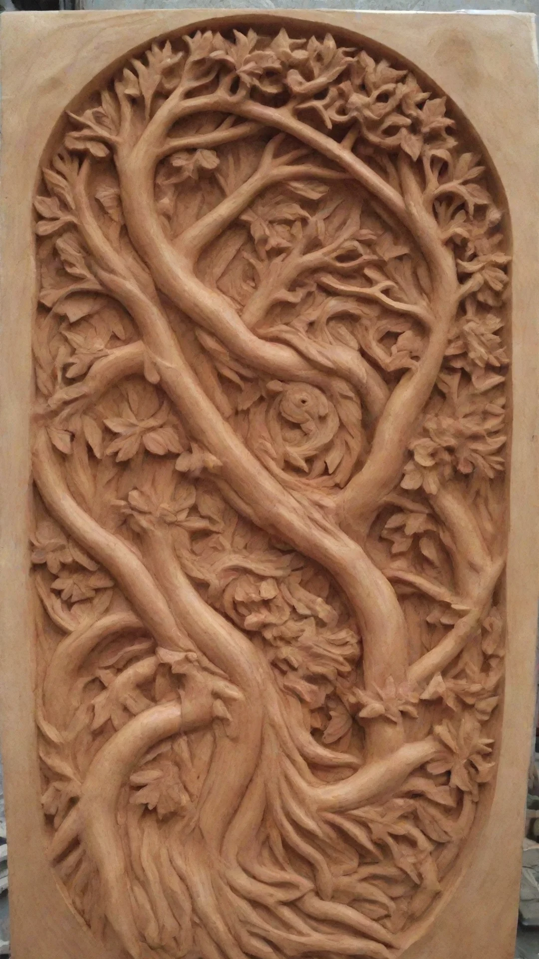 artstation art satisfying wood carving confident engaging wow 3 tall
