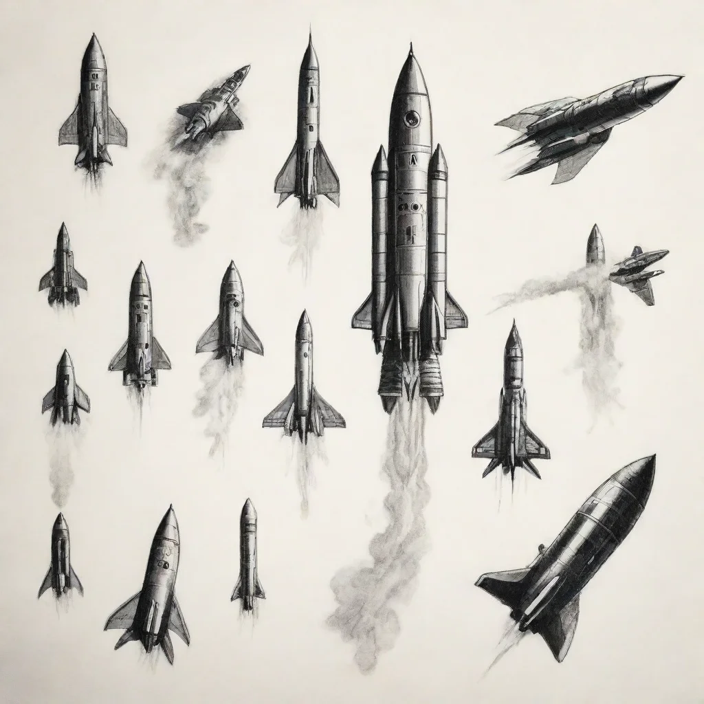 aiartstation art science fiction rockets ink confident engaging wow 3