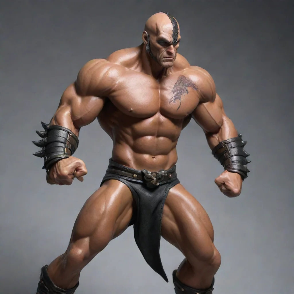 aiartstation art scorpionman muscular fighter confident engaging wow 3