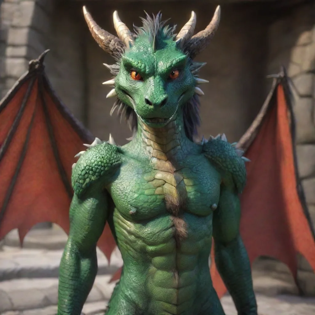 aiartstation art seductive dragon furry first person confident engaging wow 3