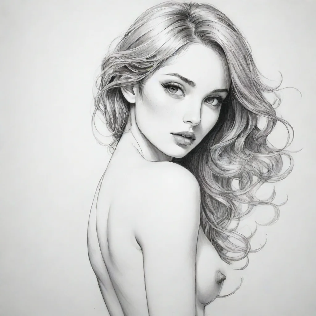 artstation art seductive line art confident engaging wow 3