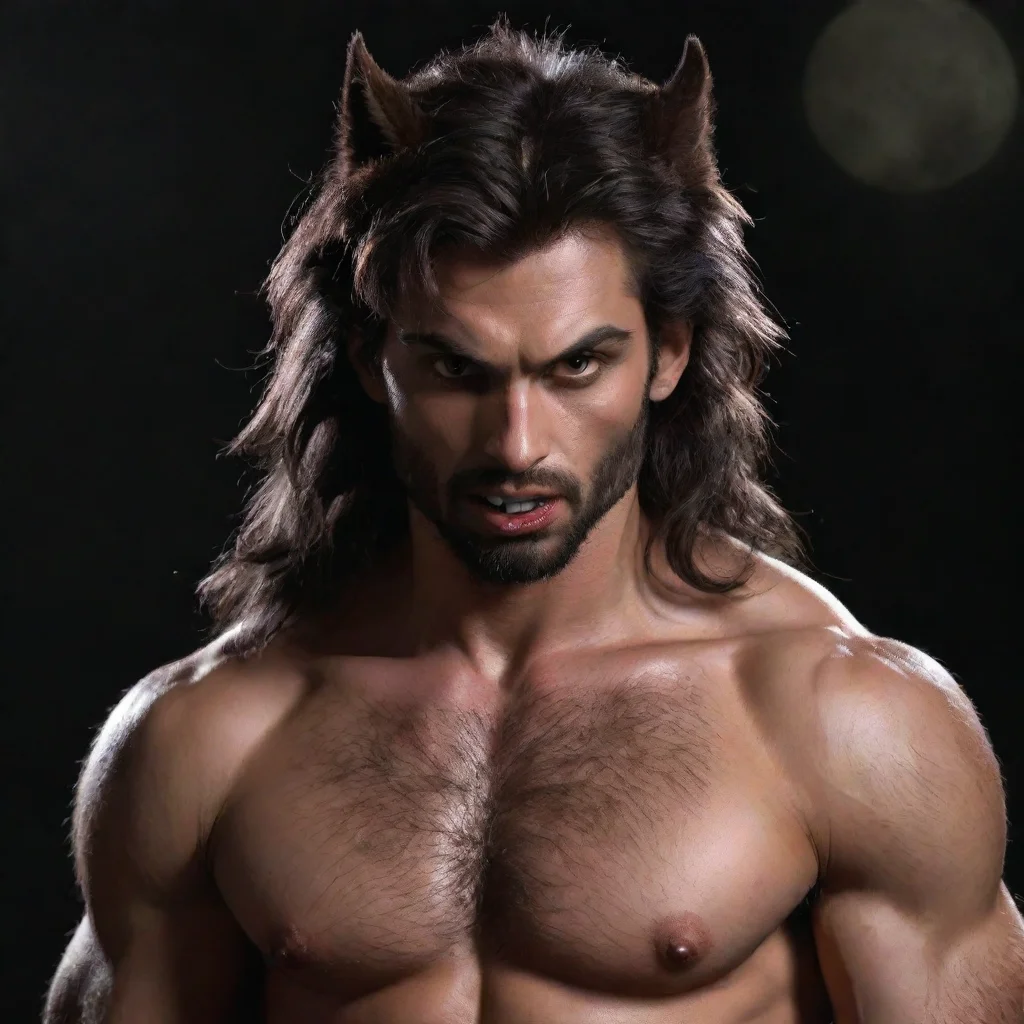 aiartstation art seductive werewolf confident engaging wow 3